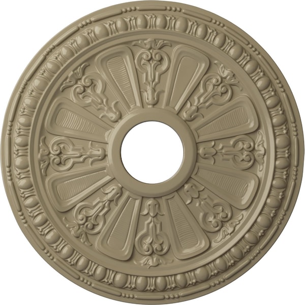 Ekena Millwork Raymond Ceiling Medallion (Fits Canopies up to 5 1/8"), 18 1/8"OD 3 5/8"ID x 1 1/8"P, Gobi Desert CM18RAGDF - main